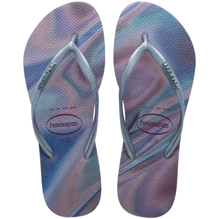 4147060 - Slim Iridescent Flip Flops
