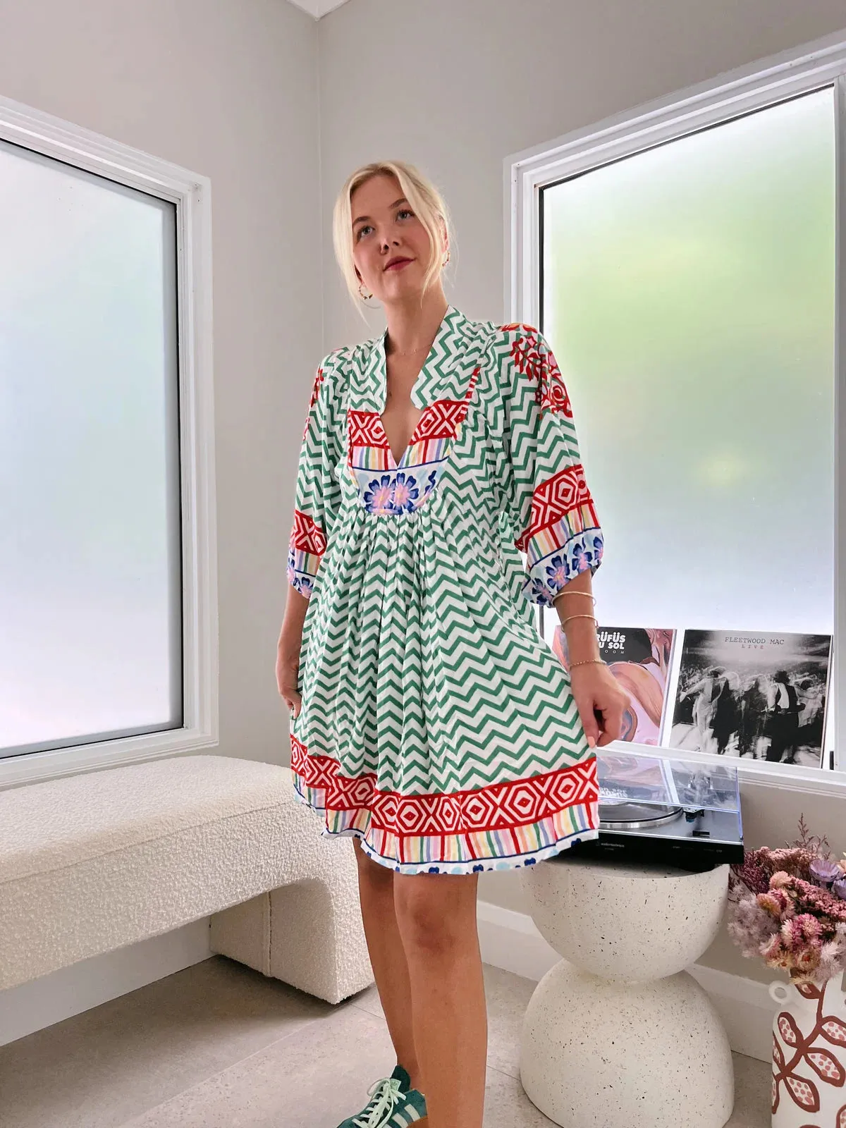 Ziggy Za Collection: Boheme Mini Dress - Trendy and Chic Style