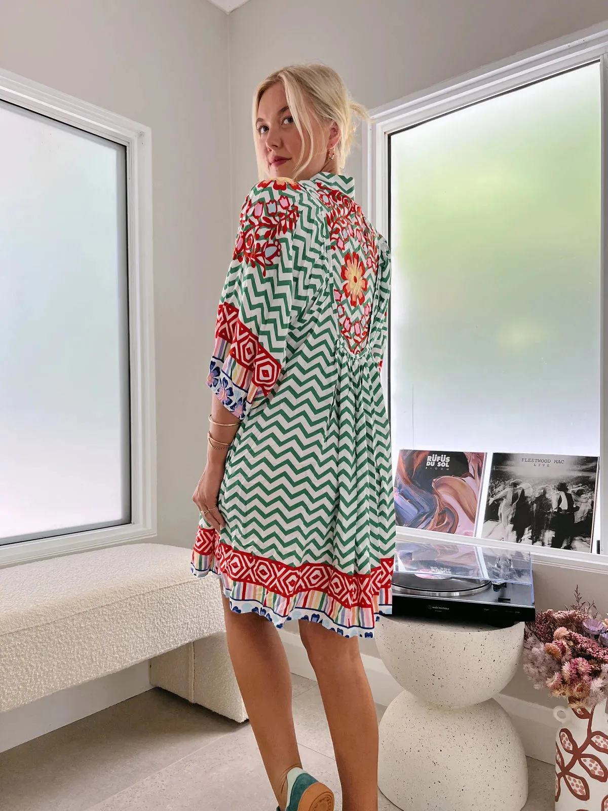 Ziggy Za Collection: Boheme Mini Dress - Trendy and Chic Style