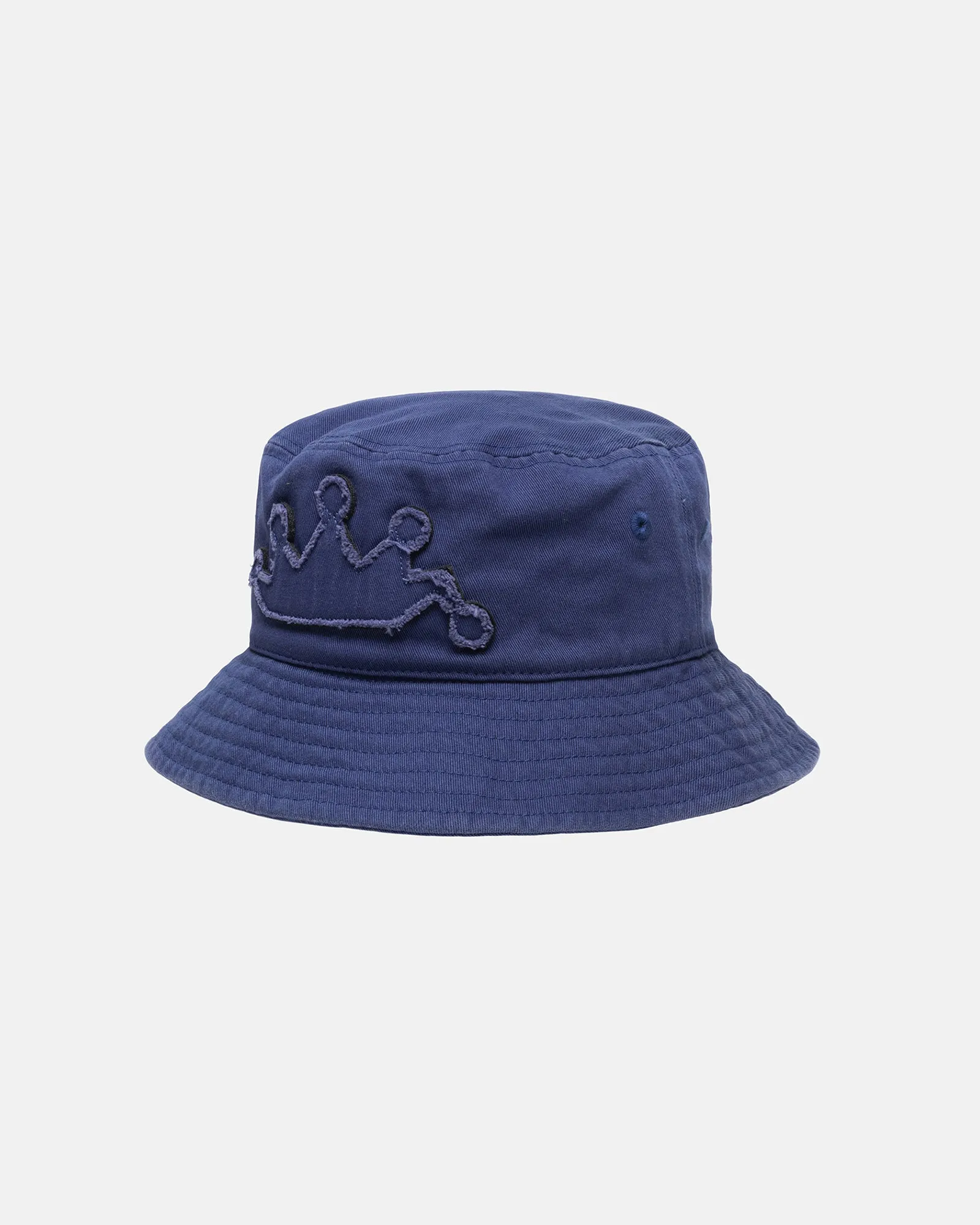 BUCKET HAT CROWN APPLIQUE