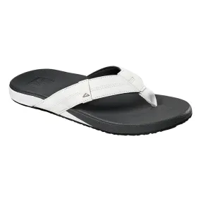 Reef Cushion Bounce Phantom Flip Flops - White/Charcoal