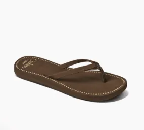 Reef Cushion Devynn Ladies Flip Flops Coffee