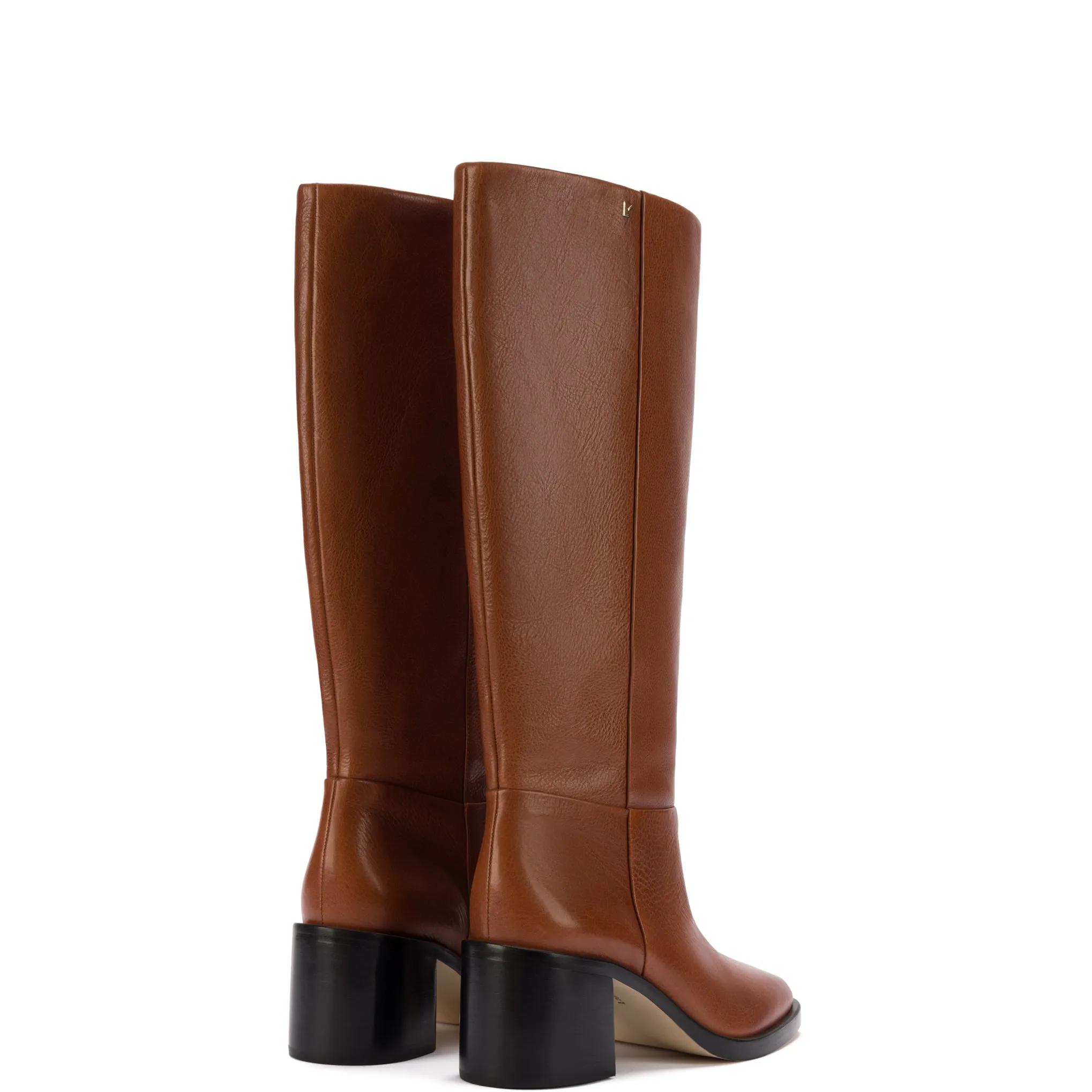 Mocca Leather Ricky Boot with Detailed Stitching