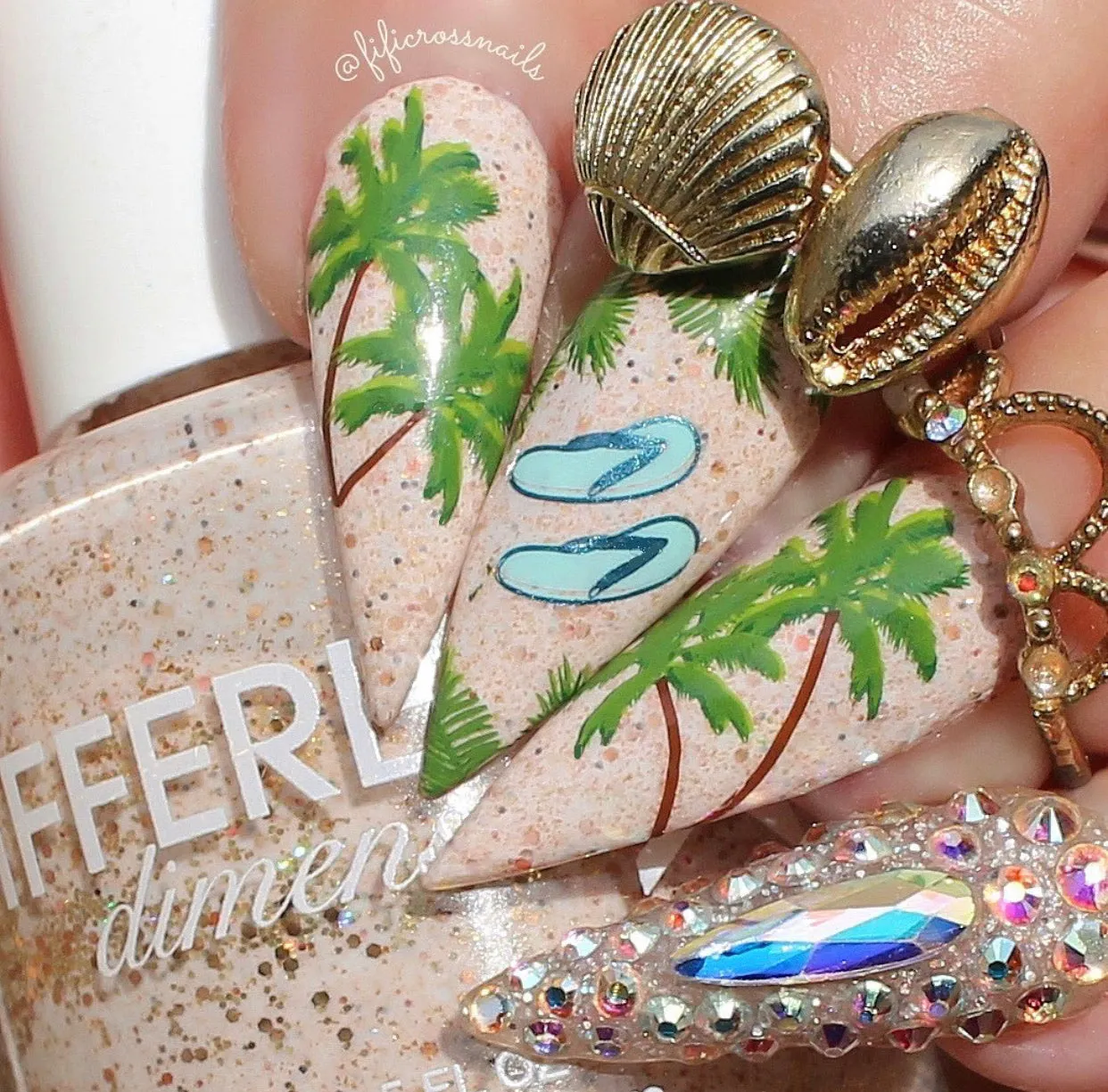 Summer (CjS-160) Steel Layered Nail Art Stamping Plate