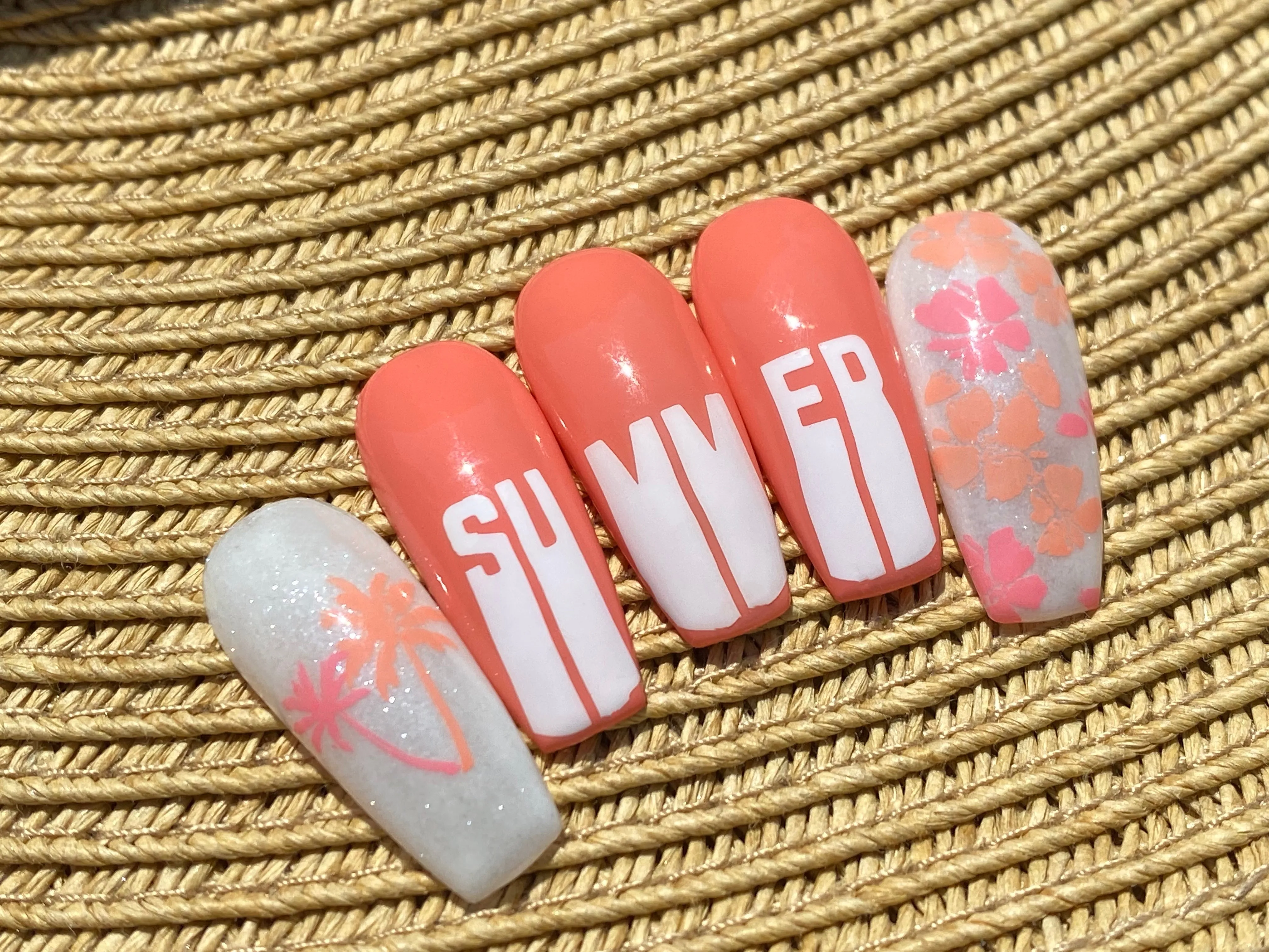 Summer (CjS-160) Steel Layered Nail Art Stamping Plate