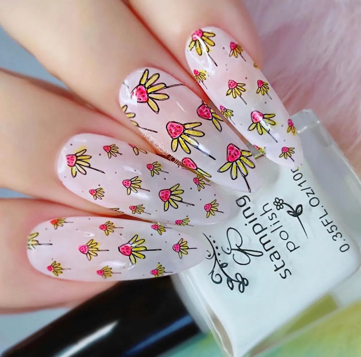 Summer (CjS-160) Steel Layered Nail Art Stamping Plate